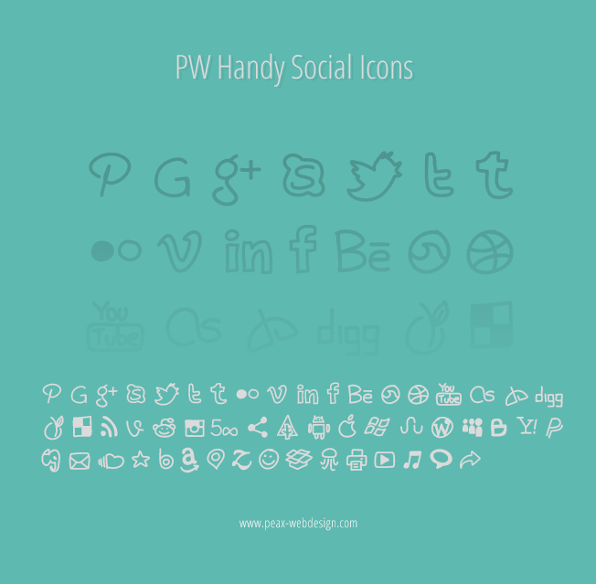 PW Handy Social Icons