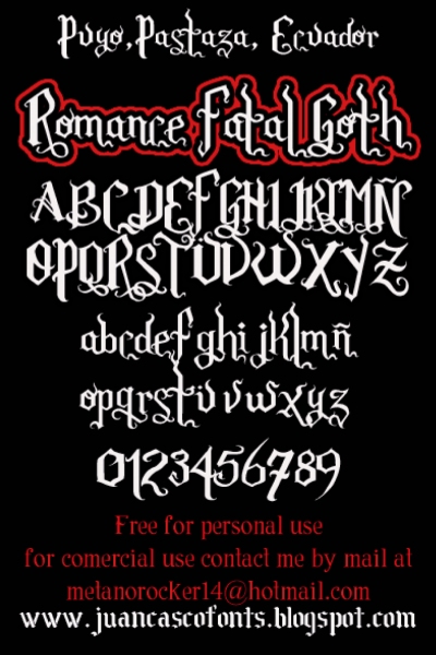 Romance Fatal Goth