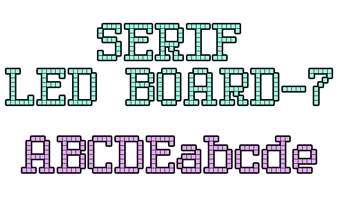 Serif LED Board-7