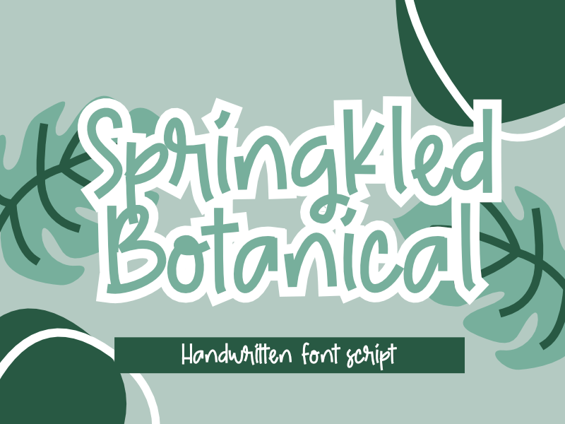 Springkled Botanical