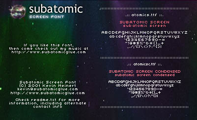 Subatomic Screen