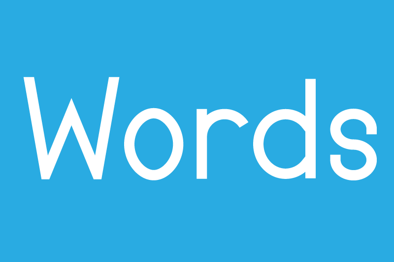 Words