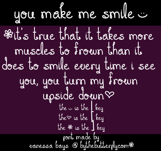You Make Me Smile