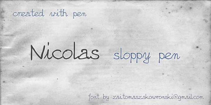 zai Nicolas Sloppy Pen